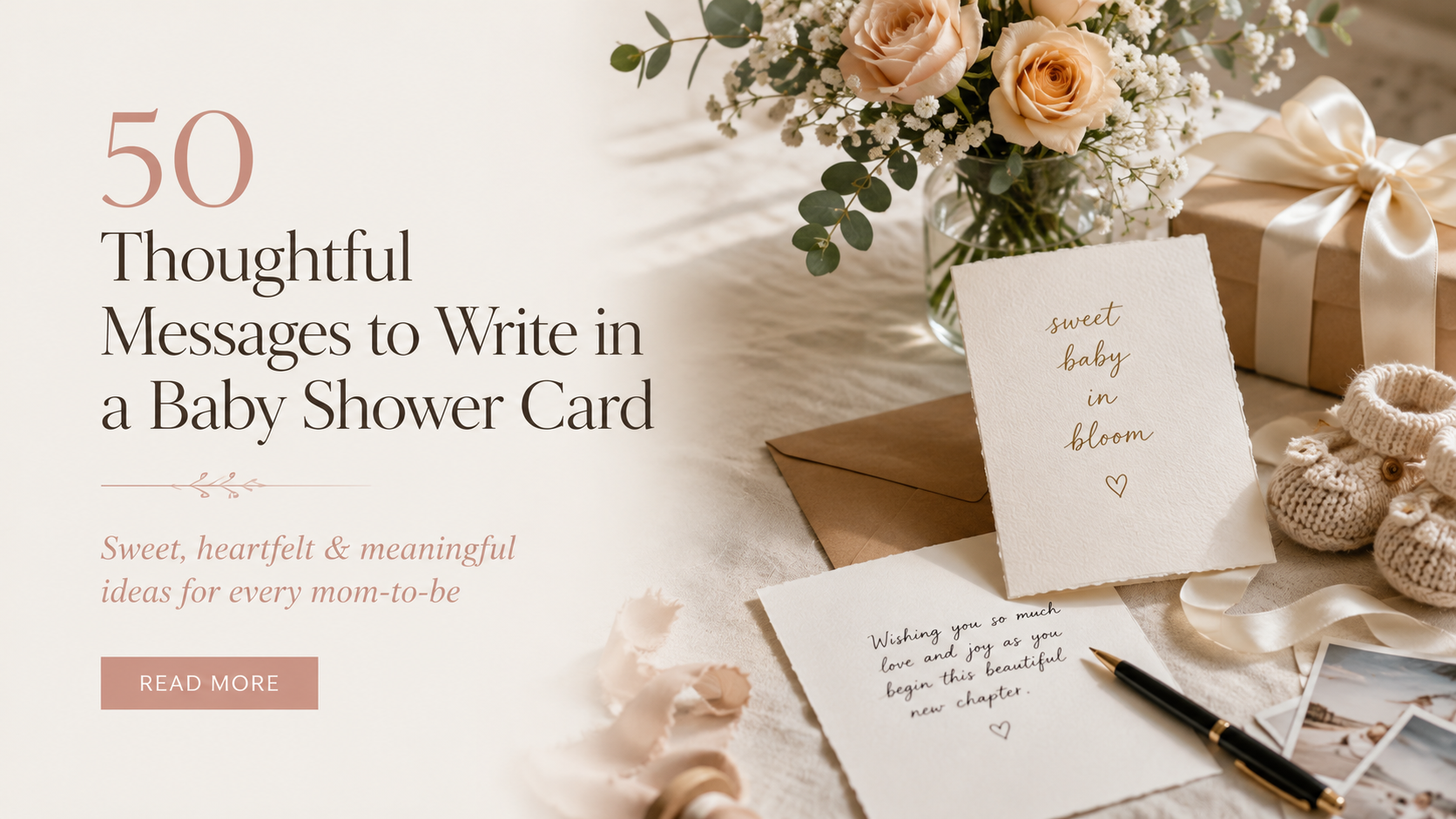 50 Thoughtful Messages to Write in a Baby Shower Card