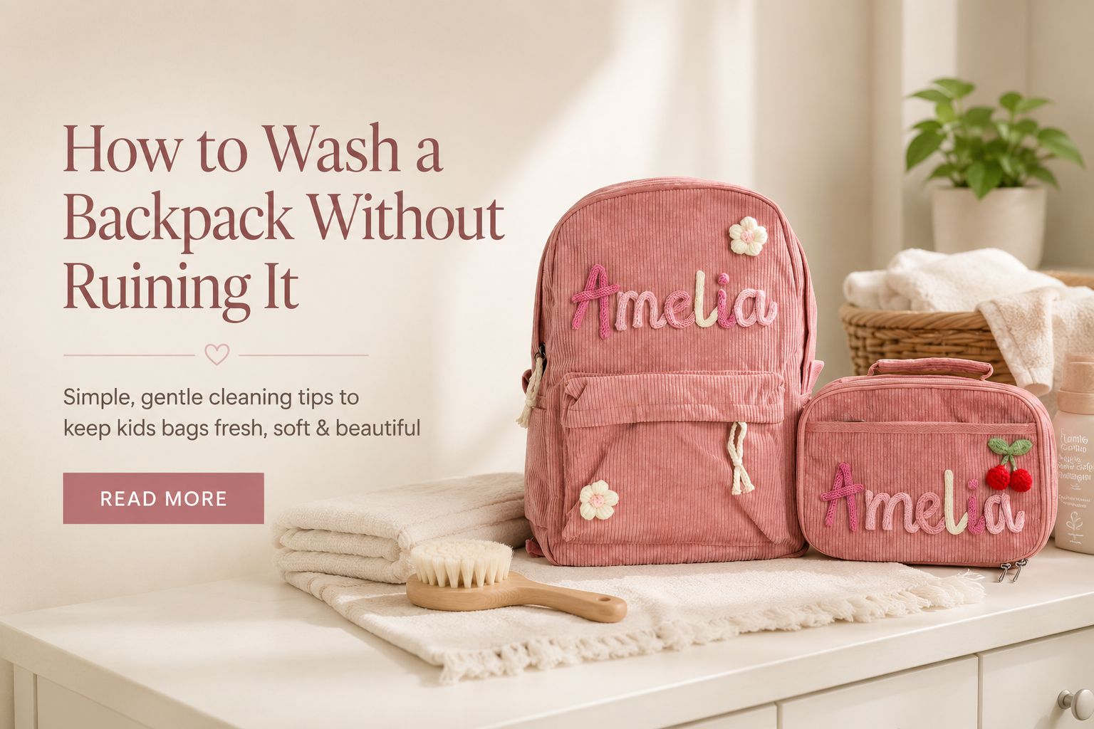 How to Wash Kids Backpack