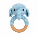 MamaRaya Personalized Crochet Baby Rattle