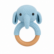 MamaRaya Personalized Crochet Baby Rattle