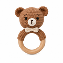 MamaRaya Personalized Crochet Baby Rattle