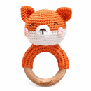 MamaRaya Personalized Crochet Baby Rattle