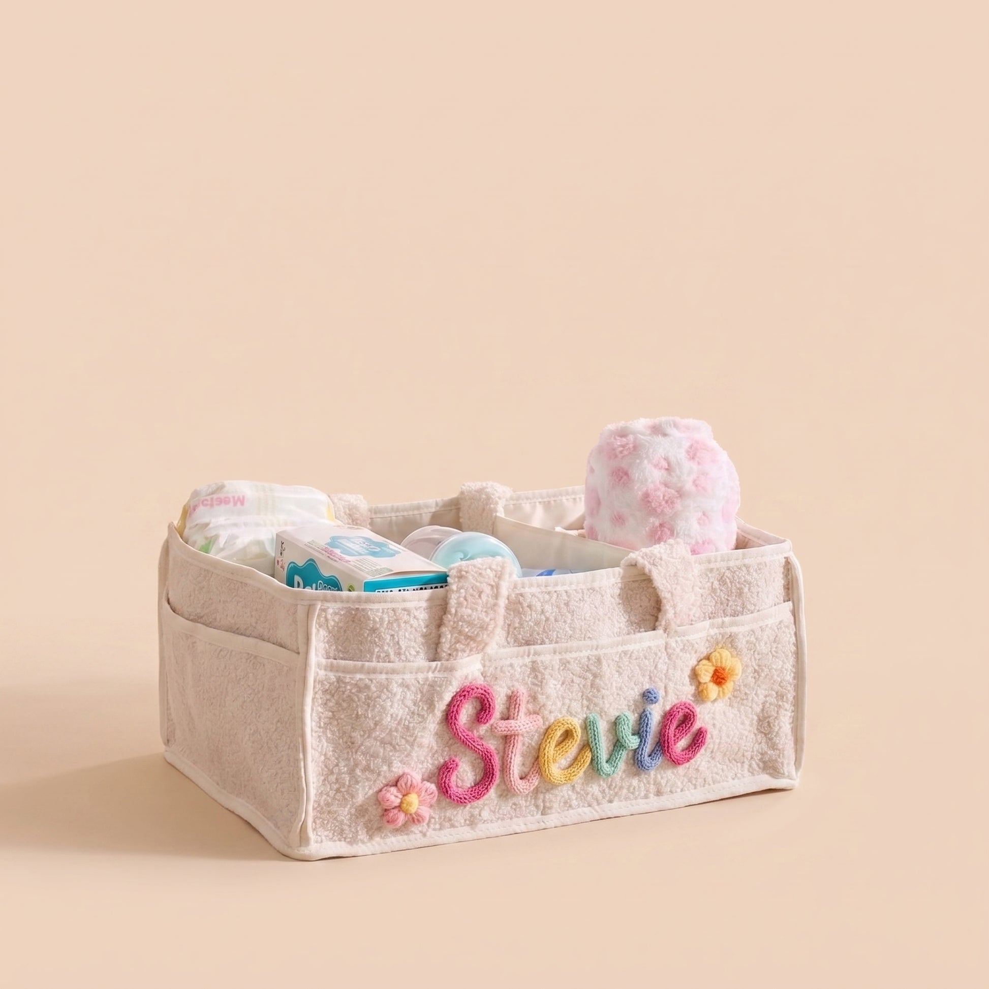 Mamaraya Personalized Baby Diaper Caddy