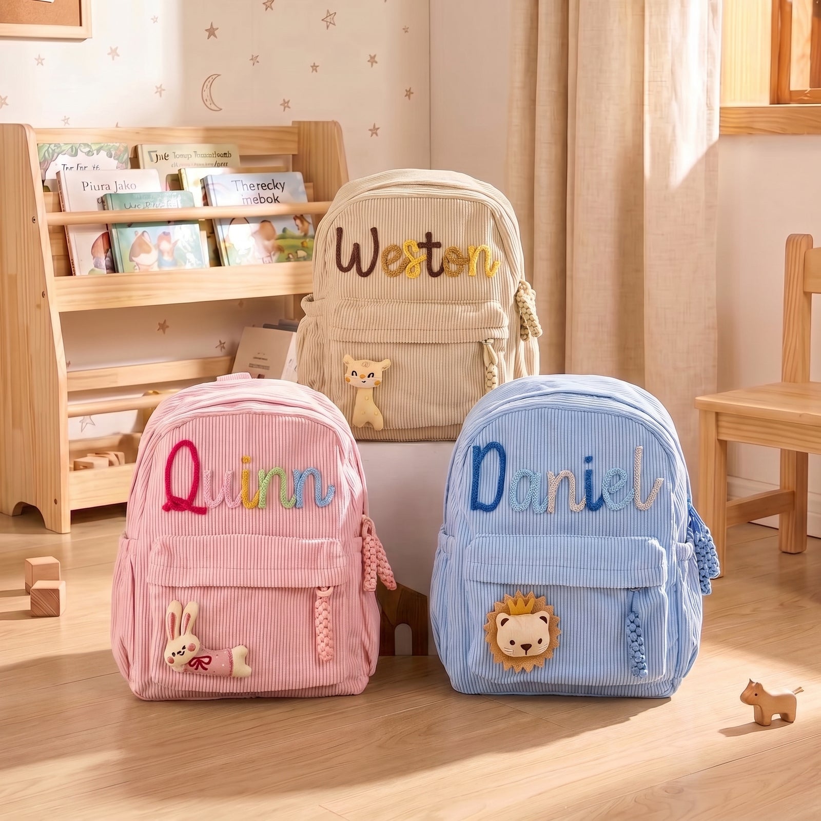 MamaRaya Personalized Toddler Backpack
