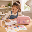 Custom yarn name pencil case for kids school supplies