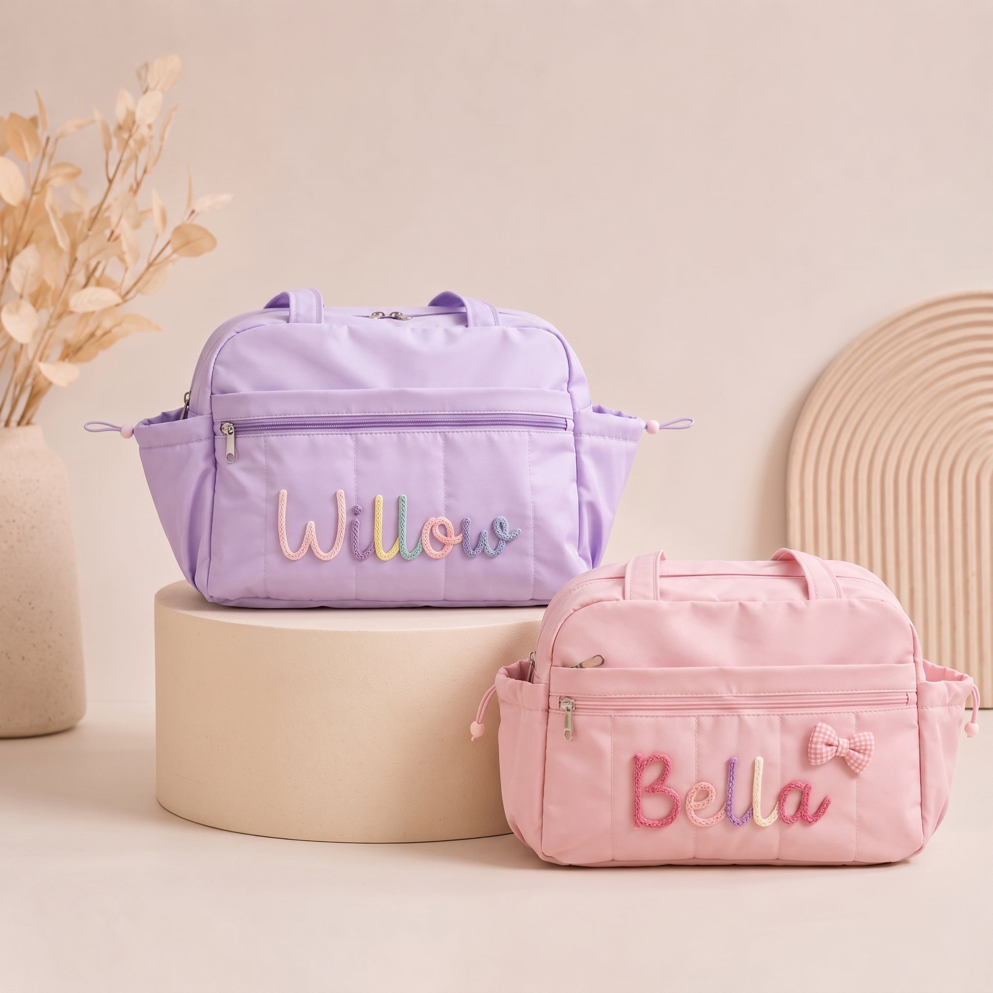 MamaRaya Personalized Diaper Bag for Travel