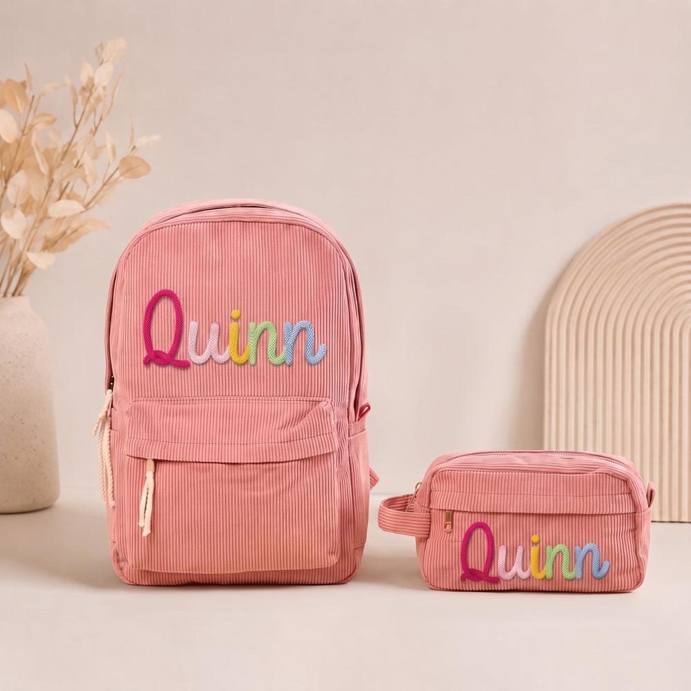 Mamaraya Personalized Kids Backpack and Pencil Case
