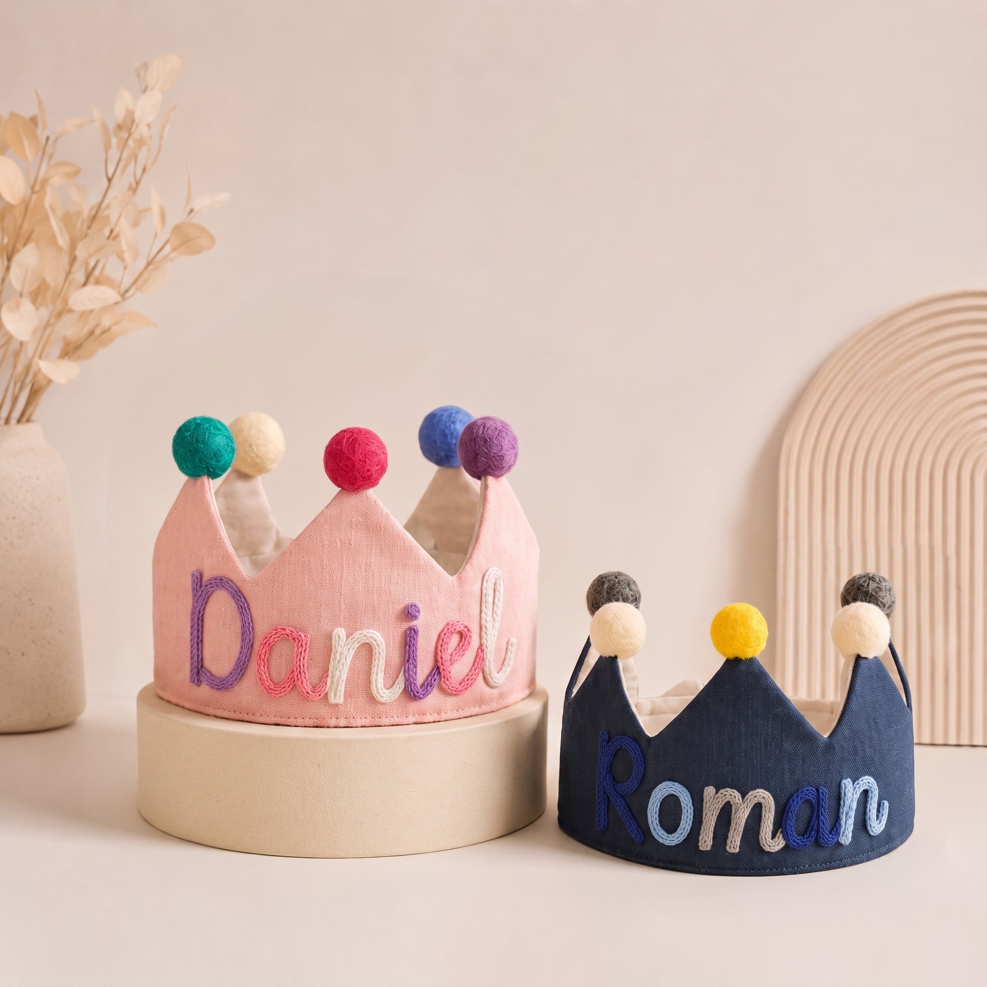 MamaRaya Personalized Birthday Crown Hat