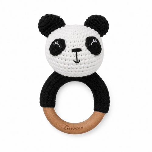 MamaRaya Personalized Crochet Baby Rattle