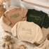 Custom baby name sweater with soft ribbed cuffs