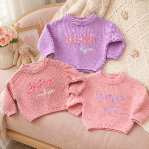 Baby sweater size guide for newborns and infants