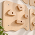 MamaRaya Wooden Kids Climbing Wall Indoor Play Gym