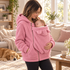 MamaRaya 2-in-1 Sherpa Fleece Babywearing Jacket