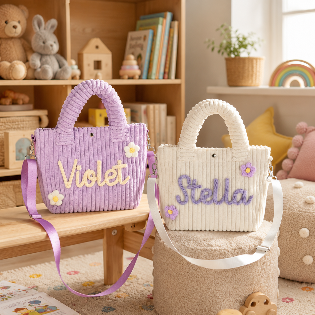 MamaRaya Personalized Kids Crossbody Bag with Name