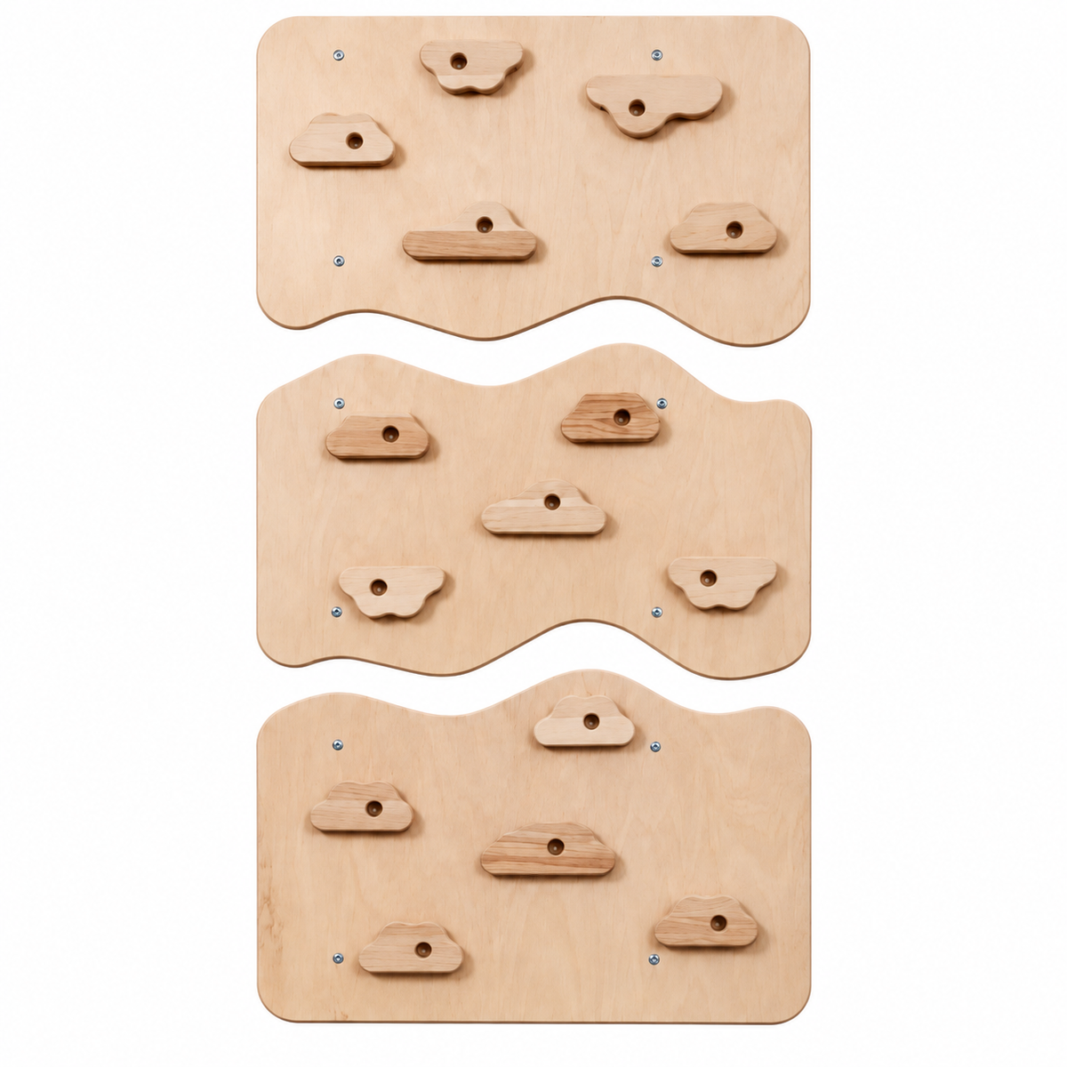MamaRaya Wooden Kids Climbing Wall Indoor Play Gym
