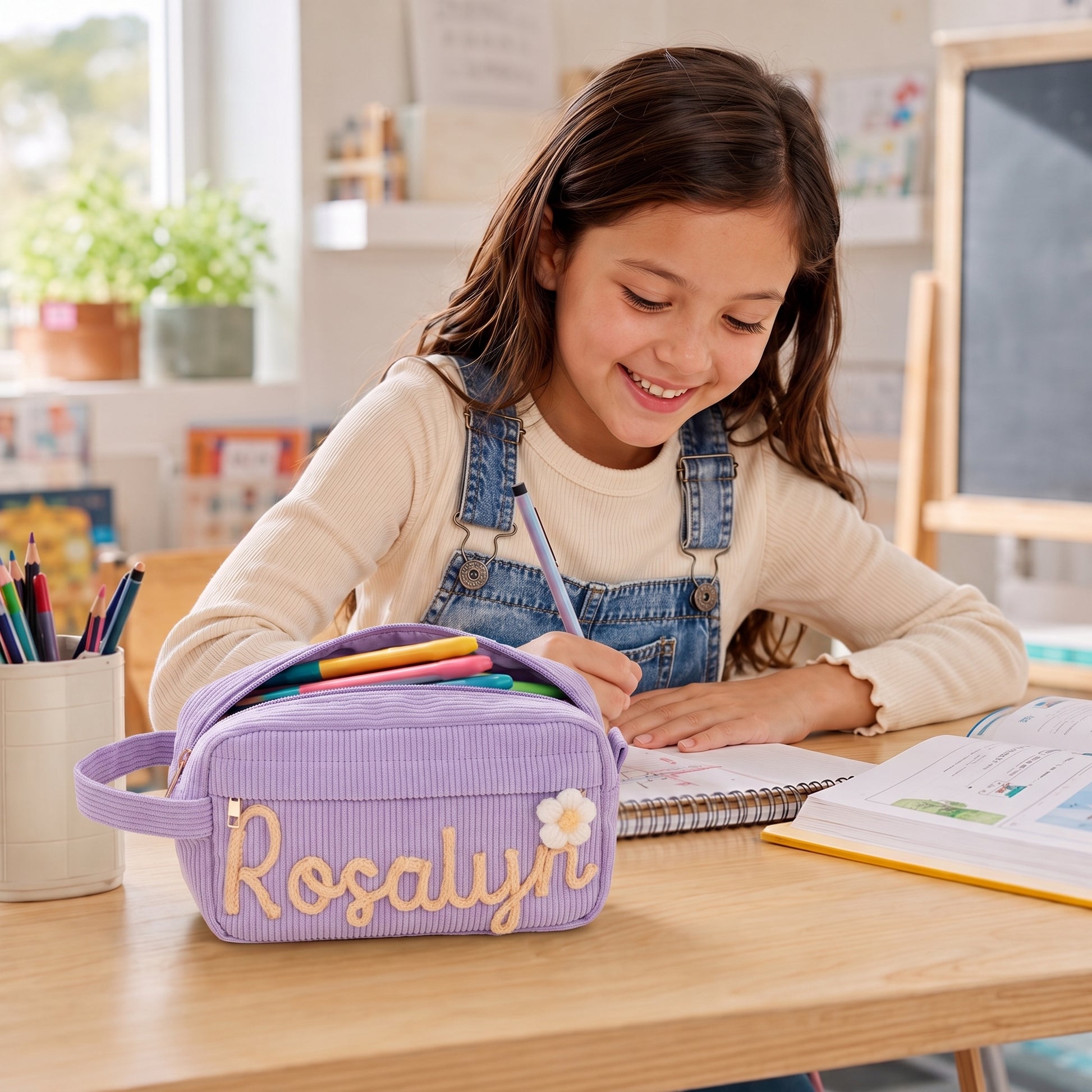 MamaRaya Personalized Kids Pencil Case & Pouch