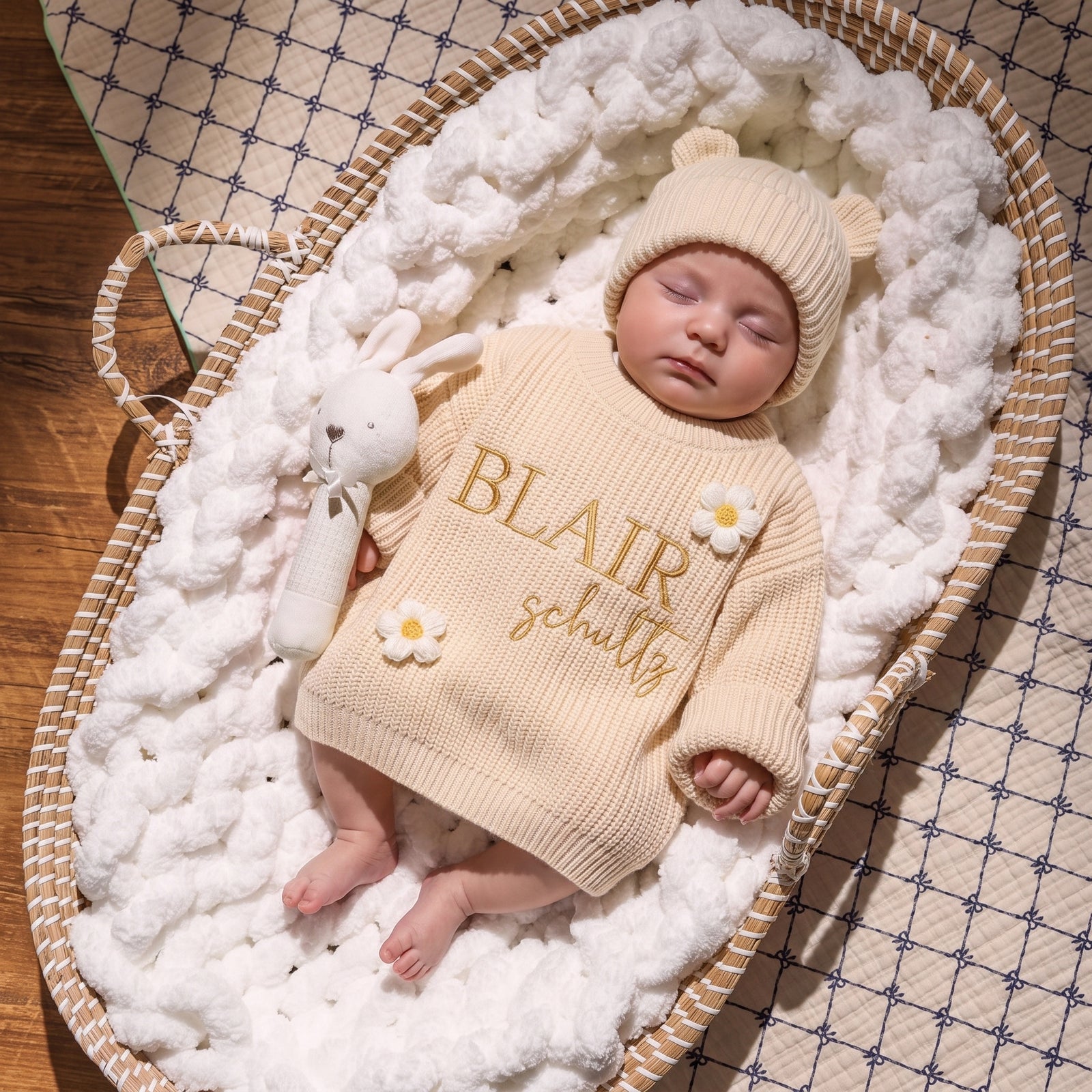MamaRaya Personalized Baby Knit Sweater