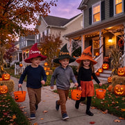 Mamaraya Personalized Halloween Witch Hat for Kids