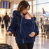 MamaRaya 2-in-1 Sherpa Fleece Babywearing Jacket