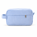 MamaRaya Personalized Corduroy Blue Pencil Case