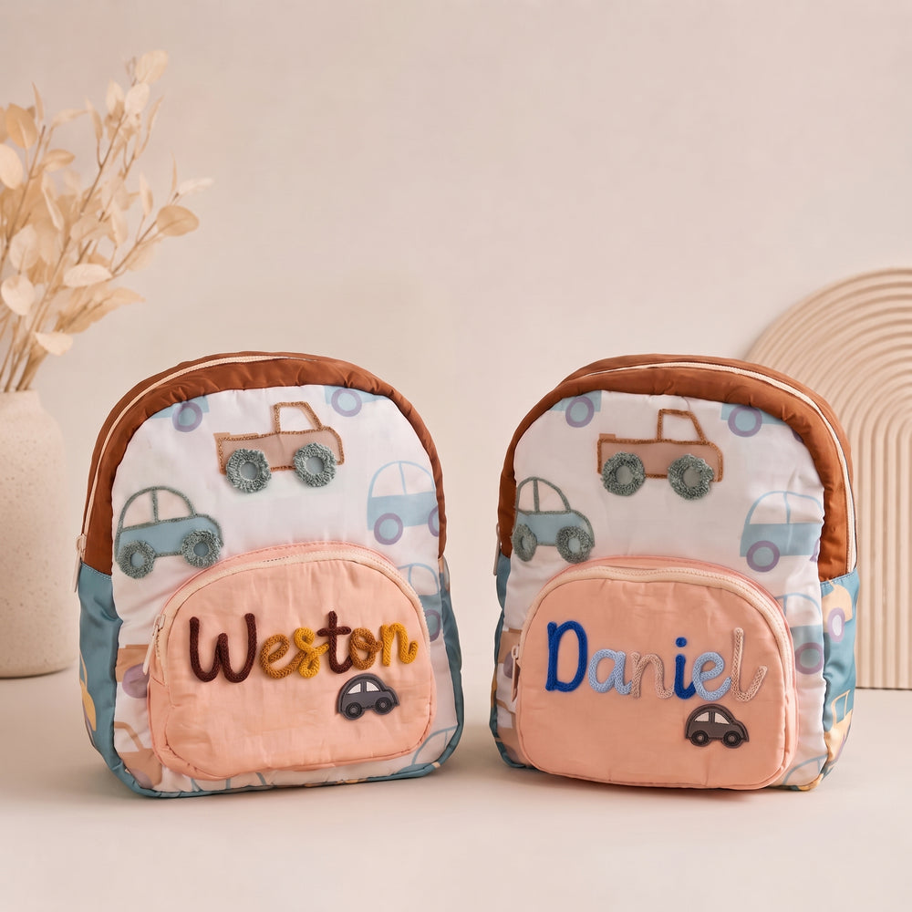 MamaRaya Personalized Kids Car Backpack