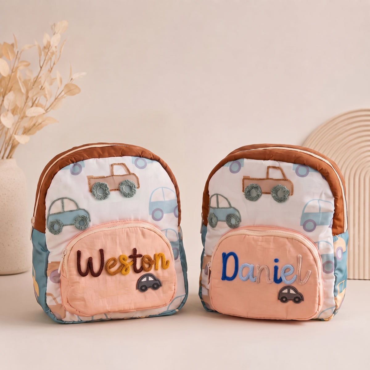 MamaRaya Personalized Kids Car Backpack
