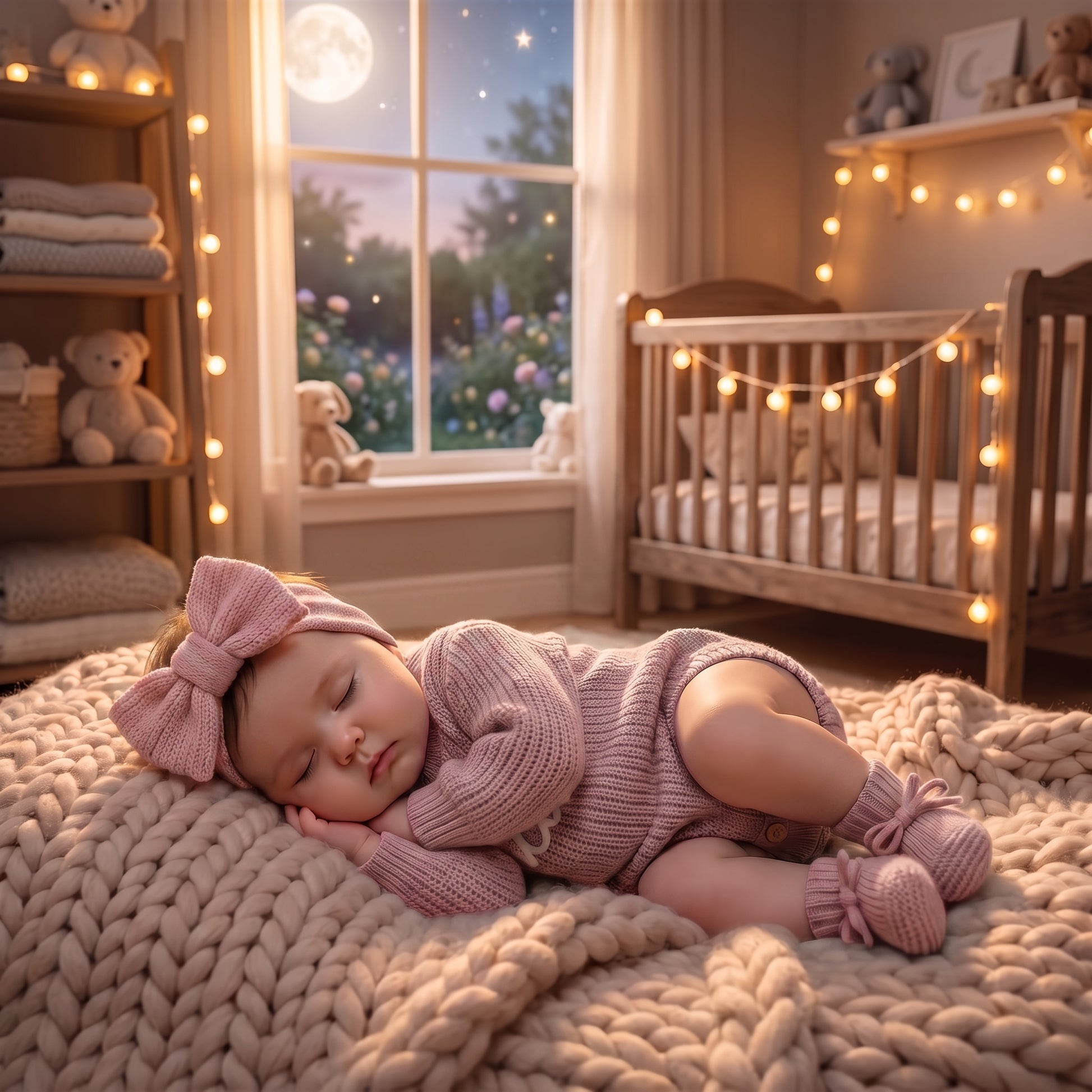 Mamaraya Personalized Knit Baby Headband Sweater Socks Set