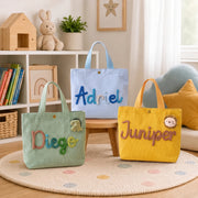 MamaRaya Personalized Kids Corduroy Tote