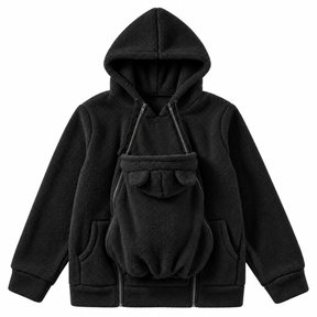 MamaRaya 2-in-1 Sherpa Fleece Babywearing Jacket