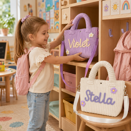 MamaRaya Personalized Kids Crossbody Bag with Name