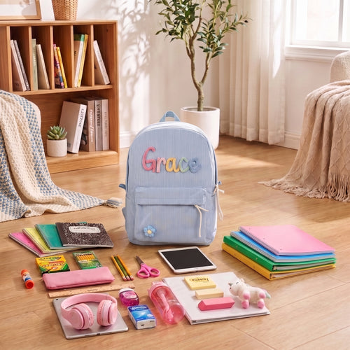MamaRaya Personalized Kids Corduroy Backpack