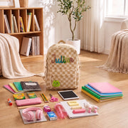 MamaRaya Personalized Patterned Corduroy Backpack