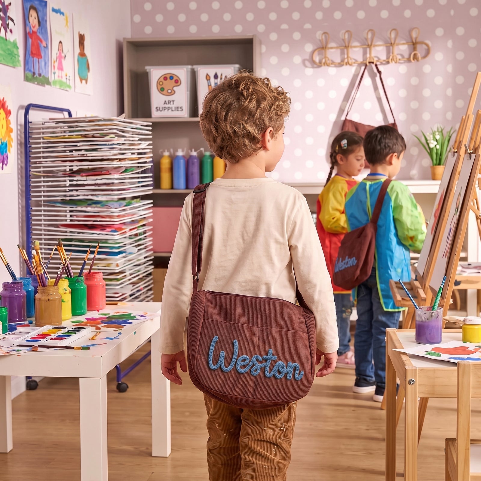 MamaRaya Personalized Colorblock Tote Bag