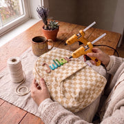 MamaRaya Personalized Patterned Corduroy Backpack