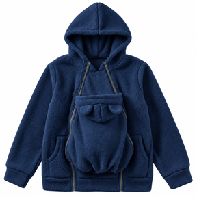 MamaRaya 2-in-1 Sherpa Fleece Babywearing Jacket
