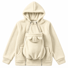 MamaRaya 2-in-1 Sherpa Fleece Babywearing Jacket