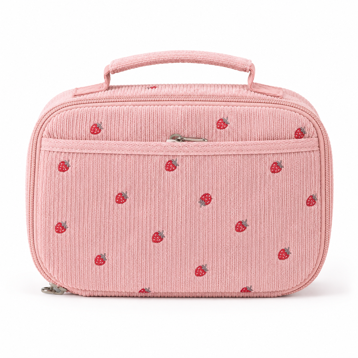 MamaRaya Personalized Checkerboard Strawberry Lunch Bag