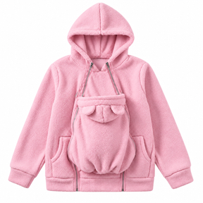 MamaRaya 2-in-1 Sherpa Fleece Babywearing Jacket