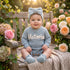 Mamaraya Personalized Knit Baby Girl Headband Sweater and Socks Set