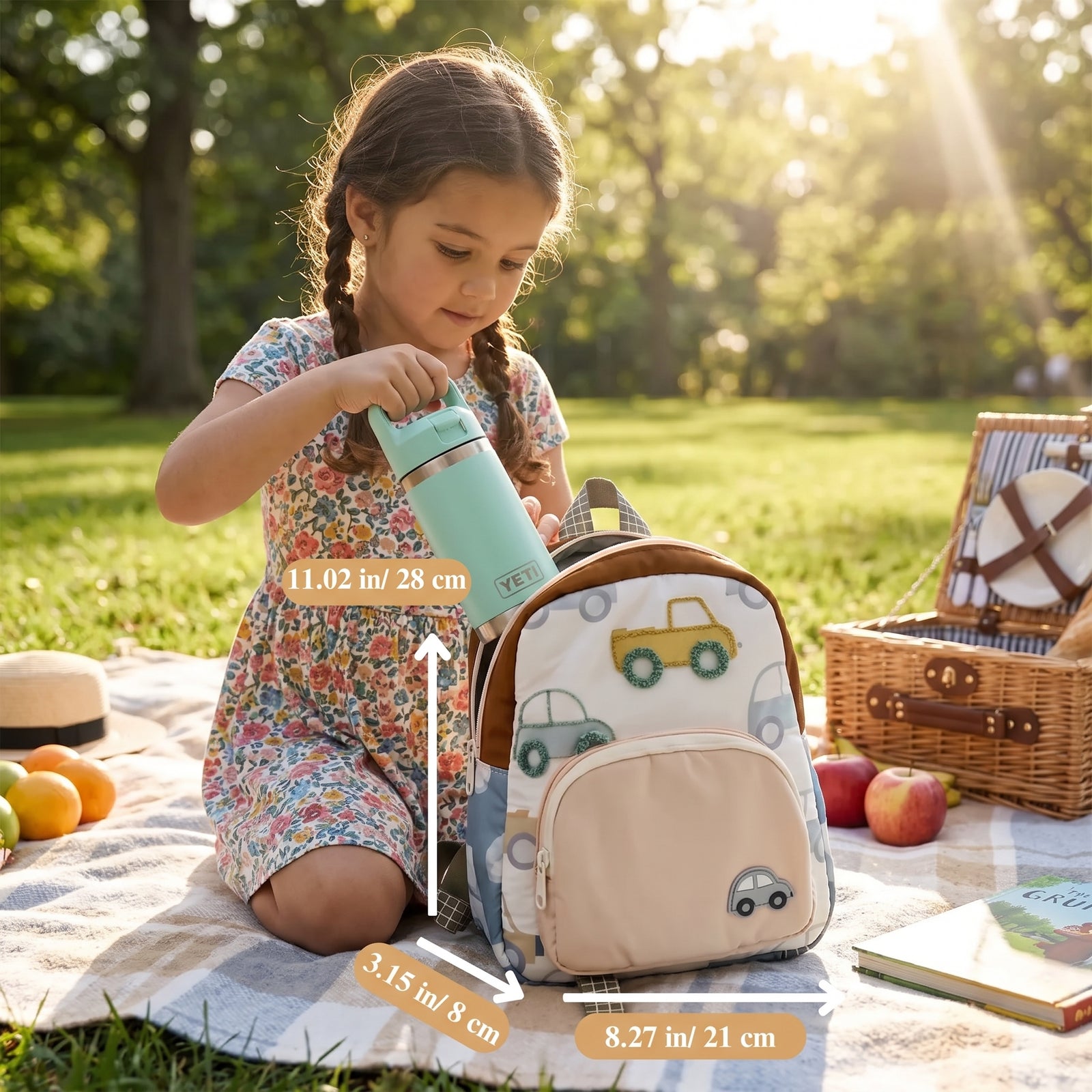 MamaRaya Personalized Kids Car Backpack