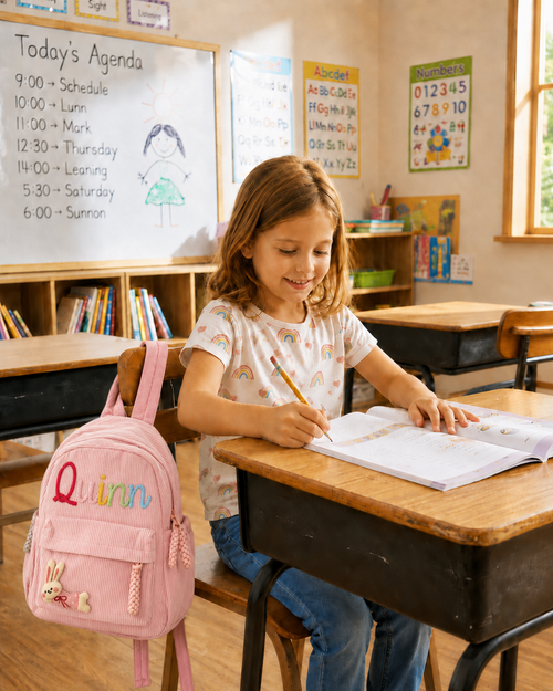 Personalized toddler backpack gift for little girls and boys