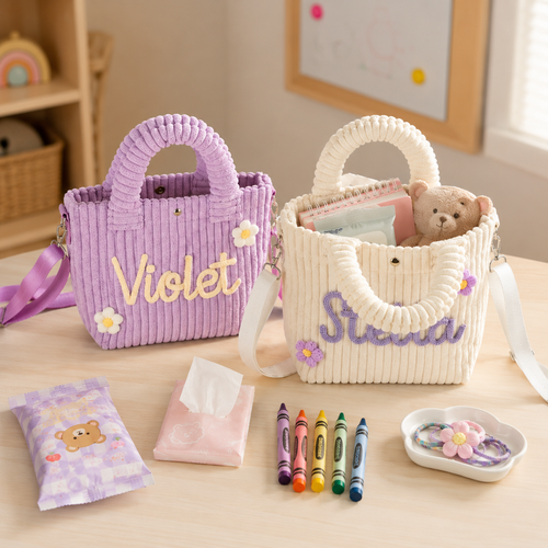 MamaRaya Personalized Kids Crossbody Bag with Name
