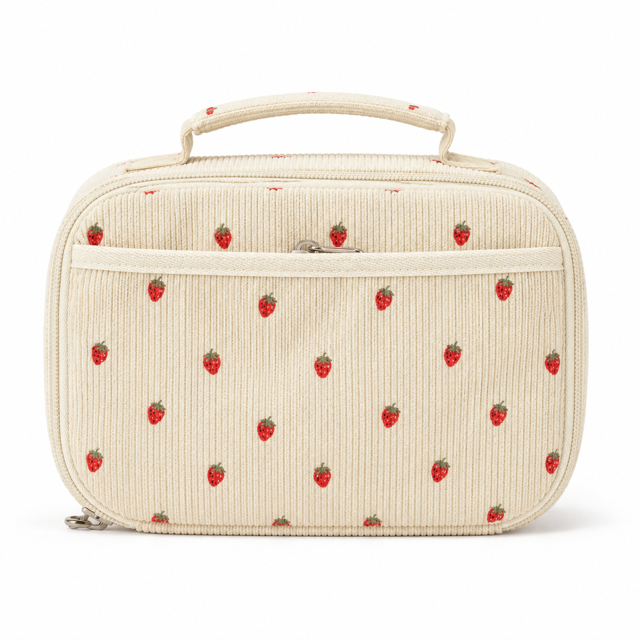 MamaRaya Personalized Checkerboard Strawberry Lunch Bag