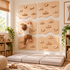 MamaRaya Wooden Kids Climbing Wall Indoor Play Gym