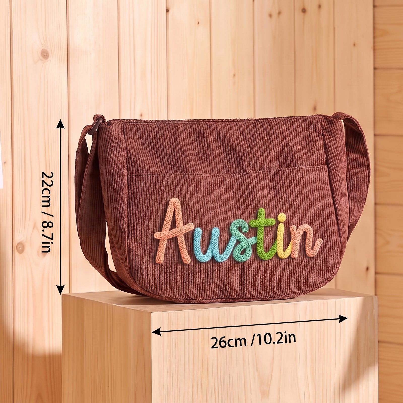 MamaRaya Personalized Colorblock Tote Bag