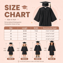 Kids graduation gown size guide for preschool ceremonies