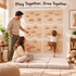MamaRaya Wooden Kids Climbing Wall Indoor Play Gym