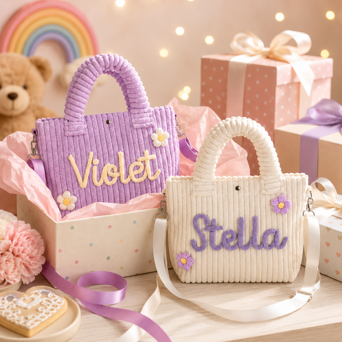 MamaRaya Personalized Kids Crossbody Bag with Name