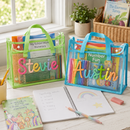 MamaRaya Personalized A4 Clear Handle Folder for Kids