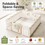 Mamaraya Foldable Toddler Playard Activity Center